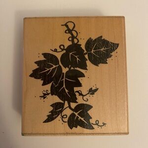 JRL Design Grape Vine rubber stamp